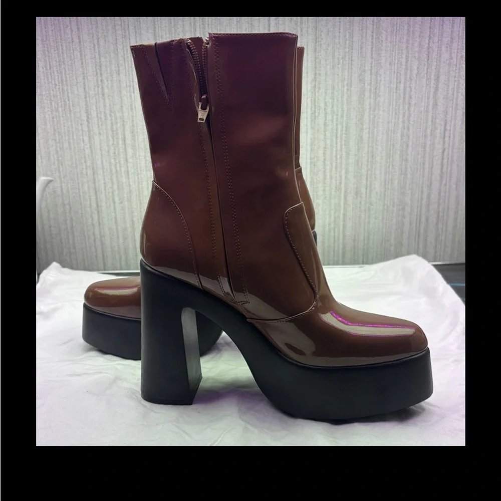Gianni Binni Levi Platform Boots New - Picture 1 of 10